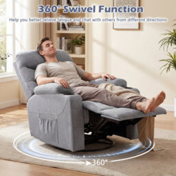 Recliner Chair With 2 Cup Holders & 4 Storage Pockets - thumbnail 4