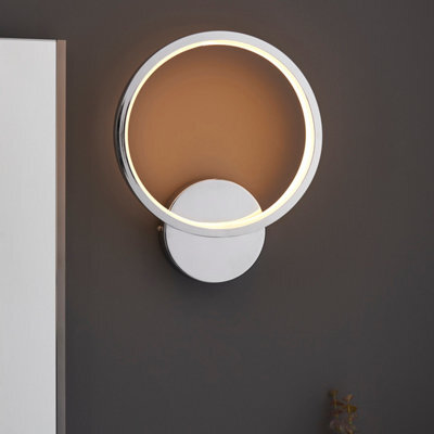 Anson Lighting Millet Bathroom Wall Light Finished In Chrome Plate And White Silicone - image 1