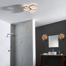 Anson Lighting Millet Bathroom Wall Light Finished In Chrome Plate And White Silicone - thumbnail 8