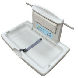 Nes Home Wall Mounted Baby Changing Station Folding Commercial Washroom Horizontal Table - thumbnail 3