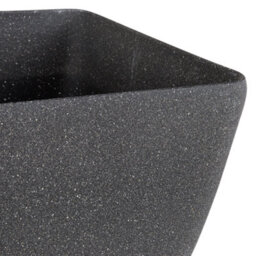 Beliani Set Of 2 Plant Pots Zeli 49 Cm Dark Grey - thumbnail 6