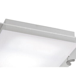 Luminosa Lighting Luminosa Melbourne Square Ceiling 15W Led 3000K, 1350Lm, Polished Chrome/frosted White Glass - thumbnail 5