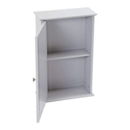 Single Door Mirrored Bathroom Cabinet Shelf - Wall Mounted - Stylish Strong - Chrome Handles For That Classy Look - thumbnail 5