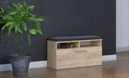 Riva Shoe Cabinet Sonoma Oak Ideal For Every Home - thumbnail 2