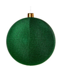 WeRChristmas Inflatable Tinsel Christmas Bauble, Green, 76 Cm - thumbnail 1