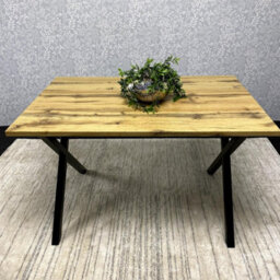 Kosy Koala Stone Effect Dining Table Set With 4 Black Faux Leather Chairs Dining Room Furniture - thumbnail 8