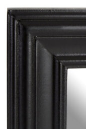 Orsina Henley Black Wooden Framed Wall Mirror - thumbnail 3