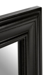 Orsina Henley Black Wooden Framed Wall Mirror - thumbnail 4