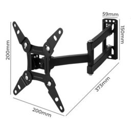 Levede Tv Wall Bracket Mount Tilt Swivel Arm For 16 To 43 Inch Led Screen - thumbnail 4