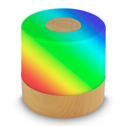 B.k.licht Led Desk Light Table Lamp Rechargeable Cordless Rgbw Outdoor Ip44 Wood Effect