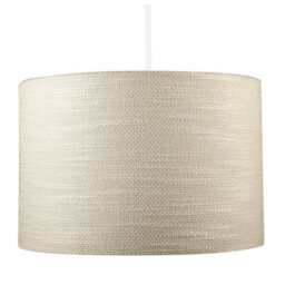 Happy Homewares Coconut Milk Textured Linen Pendant Lighting Shade With Diffuser - thumbnail 8