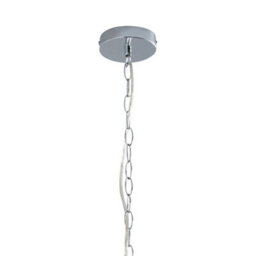 Pagazzi Lighting Vivienne 8 Light Chrome & Clear Chandelier Ceiling Pendant - thumbnail 5