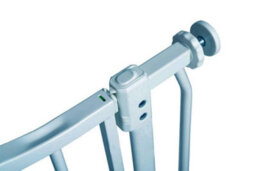 Safetots Extra Tall Curved Top Safety Gate, 271Cm - 280Cm, Matt Grey, Extra Tall 100Cm In Height, Pressure Fit Stair Gate - thumbnail 8