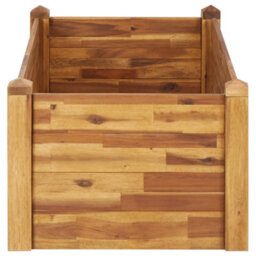 Berkfield Garden Raised Bed 110X60X44 Cm Solid Acacia Wood - thumbnail 6