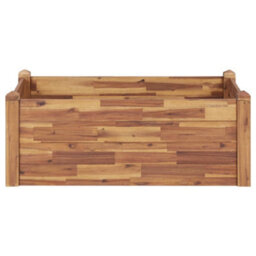 Berkfield Garden Raised Bed 110X60X44 Cm Solid Acacia Wood - thumbnail 3