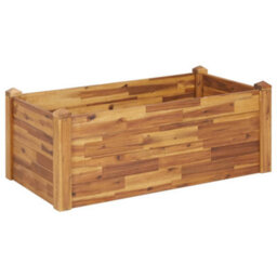 Berkfield Garden Raised Bed 110X60X44 Cm Solid Acacia Wood - thumbnail 2