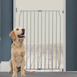 Bettacare Extra Tall Screw Fit Metal Dog Gate, Grey, 70Cm - 80Cm - thumbnail 6