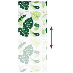 Berkfield Shower Roller Blind With Cassette 110X240 Cm Fabric Width 106 Cm - thumbnail 5