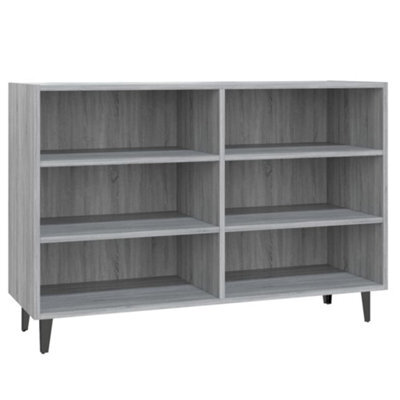 Berkfield Industrial Sideboard Grey Sonoma 103.5X35X70 Cm Engineered Wood - image 1