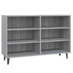 Berkfield Industrial Sideboard Grey Sonoma 103.5X35X70 Cm Engineered Wood - thumbnail 1
