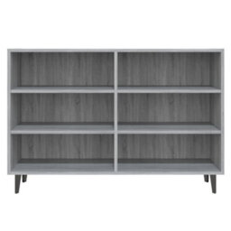 Berkfield Industrial Sideboard Grey Sonoma 103.5X35X70 Cm Engineered Wood - thumbnail 4