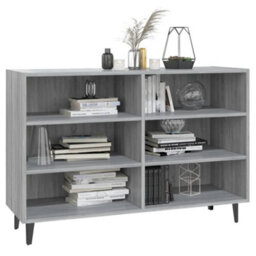 Berkfield Industrial Sideboard Grey Sonoma 103.5X35X70 Cm Engineered Wood - thumbnail 3