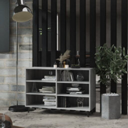 Berkfield Industrial Sideboard Grey Sonoma 103.5X35X70 Cm Engineered Wood - thumbnail 2
