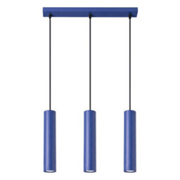 Sollux Lighting Lagos Steel Ultramarine 3 Lights Modern Pendant Lamps