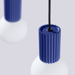 Sollux Lighting Halo Aluminum/glass Ultramarine 2 Lights Modern Pendant Lamps - thumbnail 6