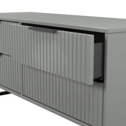 Ancona Matt Dusk Grey No Effect 4 Drawer Bed Box (H)515mm (W)1130mm (D)395mm - thumbnail 6