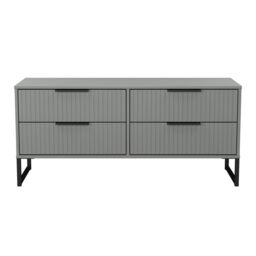 Ancona Matt Dusk Grey No Effect 4 Drawer Bed Box (H)515mm (W)1130mm (D)395mm - thumbnail 2