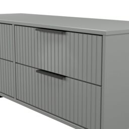 Ancona Matt Dusk Grey No Effect 4 Drawer Bed Box (H)515mm (W)1130mm (D)395mm - thumbnail 4