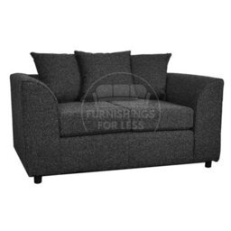 Furnishings For Less UK Paris Charcoal Boucle Fabric 2 Seater Sofa - Scatter - thumbnail 7