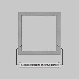 Ak Frames 60X60Cm Silver Picture Mounts To Fit 40X40Cm Aperture Size - Mount Board Only (No Frame Included) - thumbnail 4