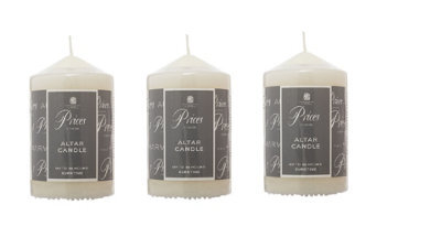Price's Altar Candle 100 X 80 mm Pack Of  3