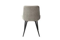 Core Products Aspen Grey Oak Effect 80Cm Square Dining Table With 4 Light Grey Cord Fabric Diamond Stitch Design Chairs - thumbnail 5