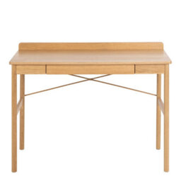Wyld Haus Kyoto Natural Oak Veneer Wood Office Desk 1100mm X 500mm - thumbnail 4