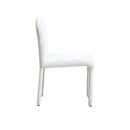 Nordlys Set Of 2 Metal And Beige Fabric Dining Chairs Modern Design Style Dining Room - thumbnail 9