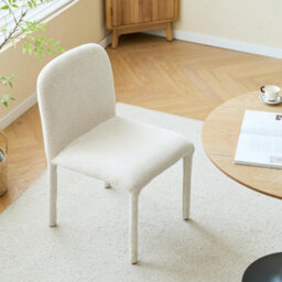 Nordlys Set Of 2 Metal And Beige Fabric Dining Chairs Modern Design Style Dining Room - thumbnail 5