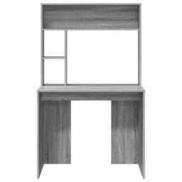 Walplus Desk With Shelf Grey Sonoma 91 X 50 X 149 Cm Engineered Wood - thumbnail 5