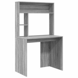 Walplus Desk With Shelf Grey Sonoma 91 X 50 X 149 Cm Engineered Wood - thumbnail 2