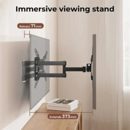 Full Motion Tv Wall Mount Bracket Tilt Swivel Swing Arm 13-43 Inch 30Kg Load - thumbnail 4