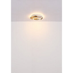 Luminosa Lighting Luminosa Julio Integrated Led Semi Flush Ceiling Light Wood Look Dark 3X Led 3000K - thumbnail 5