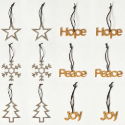 Homescapes Set Of 12 Gold And Silver Christmas Tree Decorations - thumbnail 1