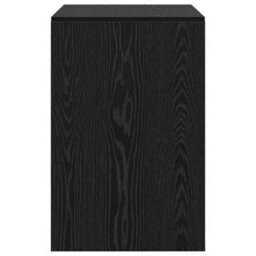 Berkfield Writing Desk Black Oak Engineered Wood 100 X 50 X 76 Cm Durable - thumbnail 5