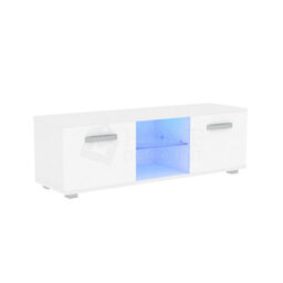 Lassic Vida Designs Cosmo White 2 Door Led Tv Unit 120Cm Sideboard Cabinet - thumbnail 9