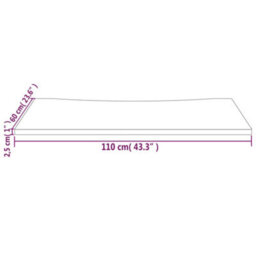 Berkfield Desk Top White 110X60X2.5 Cm Solid Wood Pine - thumbnail 7