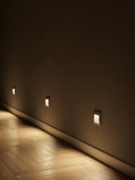 Luminosa Lighting Luminosa Zilo Outdoor Recessed Wall Lamp Grey Led 3.6W Cct 2700-3200-4000K Ip65 On-Off - thumbnail 3