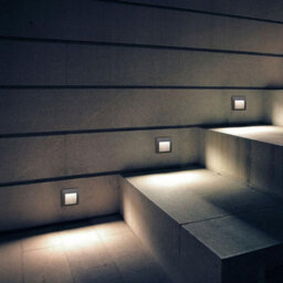 Luminosa Lighting Luminosa Zilo Outdoor Recessed Wall Lamp Grey Led 3.6W Cct 2700-3200-4000K Ip65 On-Off - thumbnail 4