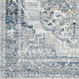 Livabliss Jolie-Vintage Grey Beige Blue Brown Traditional Boho Living Dining Bedroom Rug 120 X 170 Cm Easy Care, Non Shedding - thumbnail 7